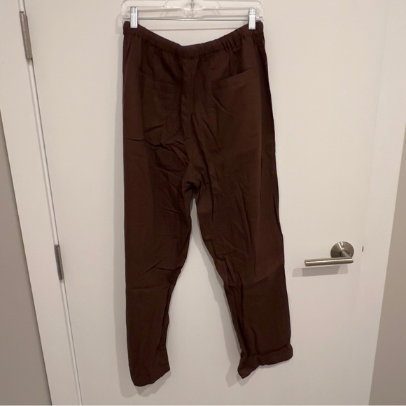 Linen Drawstring Pants - Picture 2 of 4